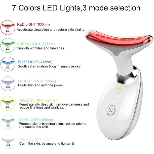 7 Color Red Light Therapy Neck Massage